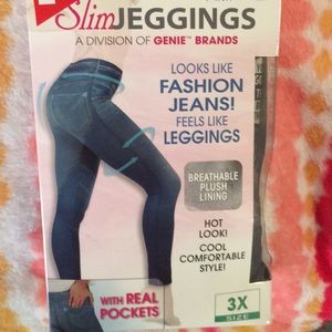 Jeggings- These are significantly smaller than 3x.
